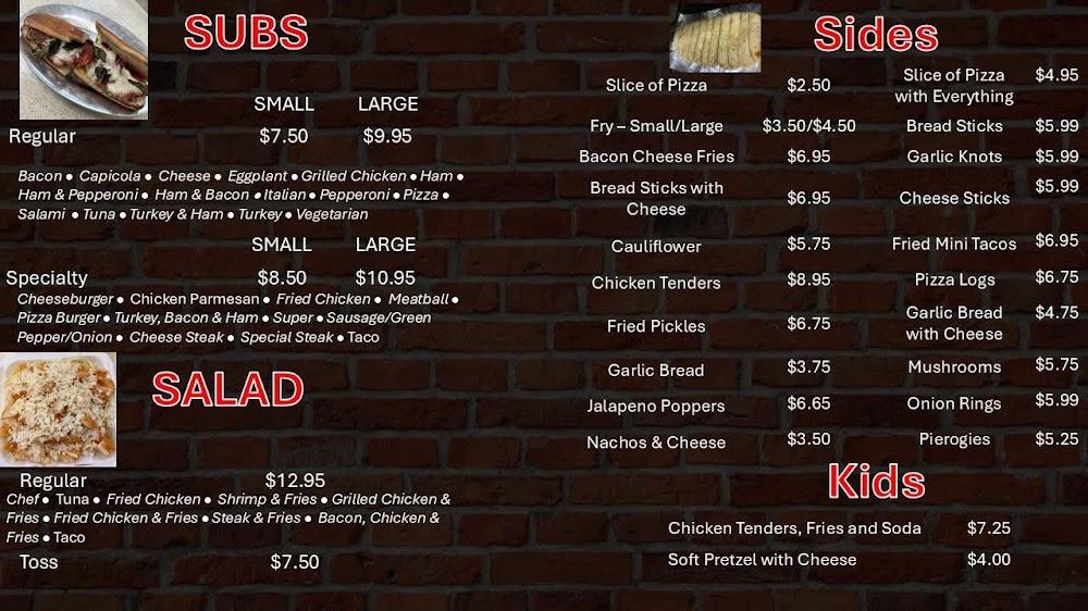 2 Cousins Pizza Menu image 3